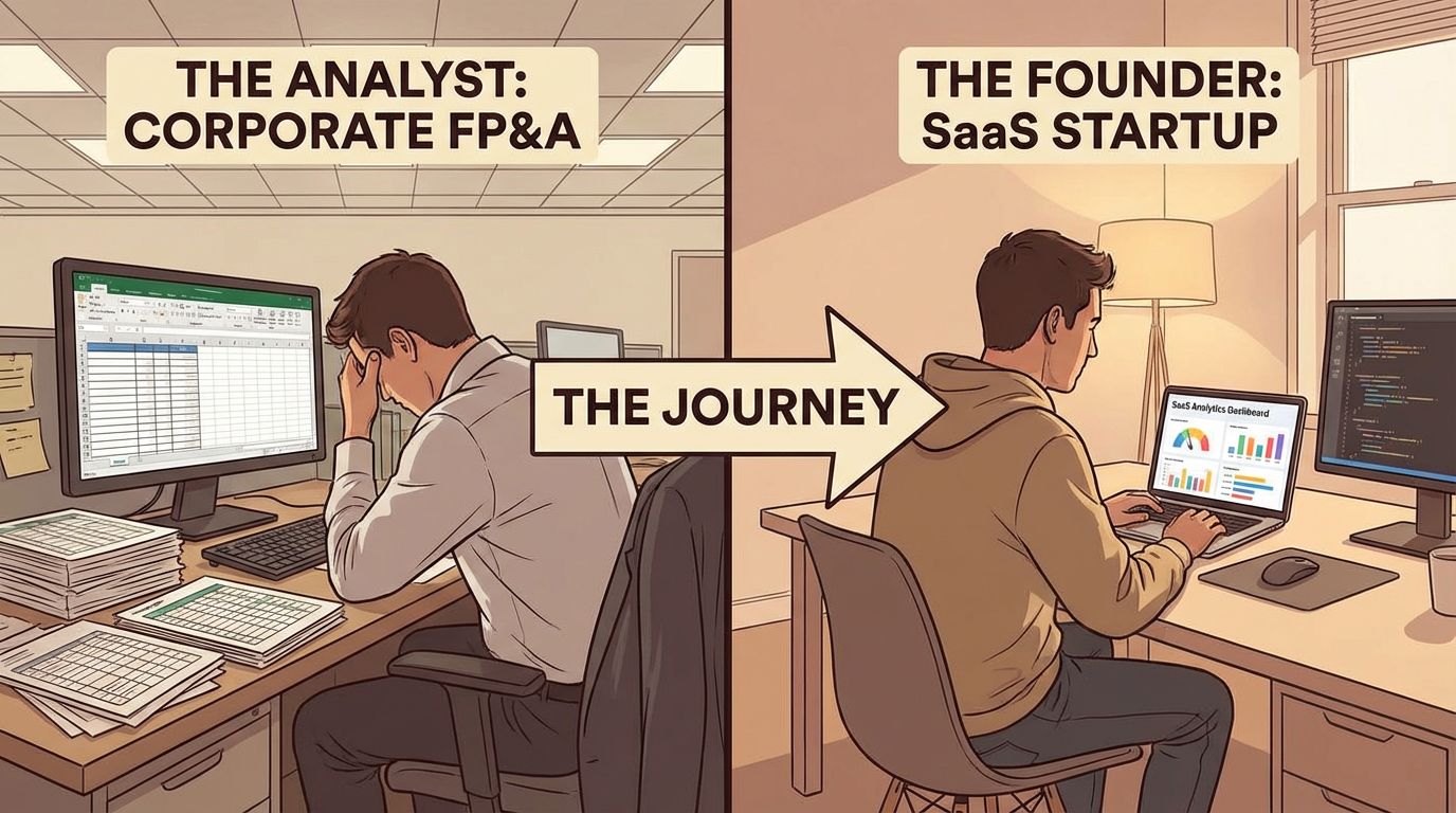 From FP&A Analyst to SaaS Founder: The 3-Month Journey Behind Okiela