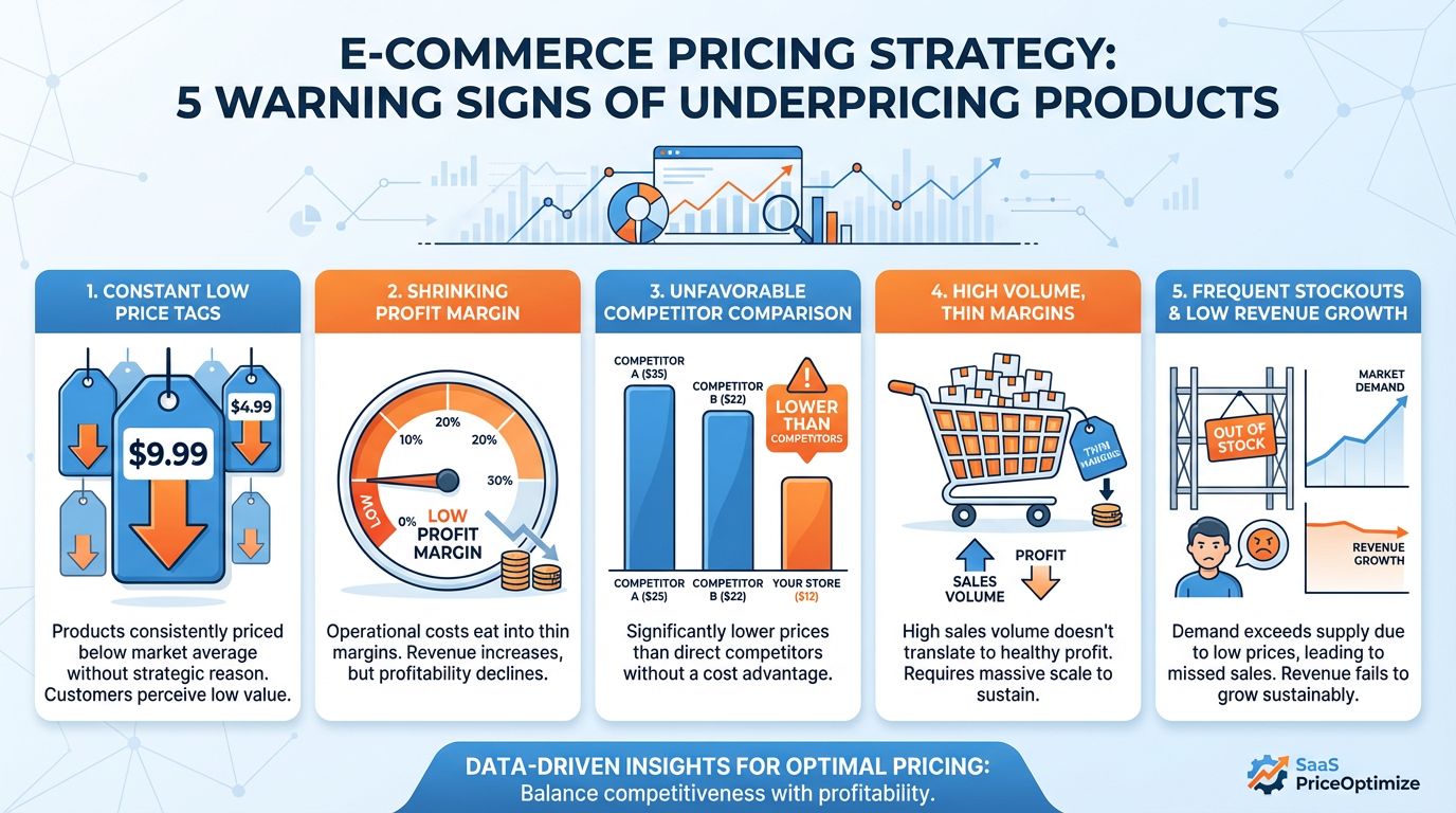 5 Signs You Are Underpricing Your Products (Data-Backed Guide)